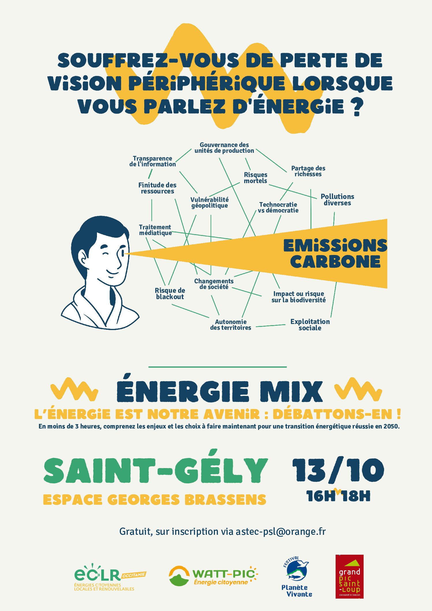 Atelier Énergie Mix : L’énergie est notre avenir, débattons-en !